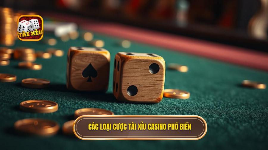 Các loại cược tài xỉu casino phổ biến